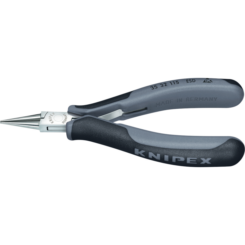 Greifzange Elektronik ESD Backen rundspitz 115mm KNIPEX