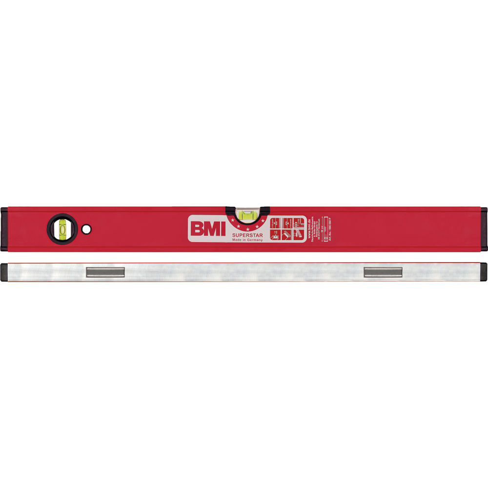 Wasserwaage SUPERSTAR Alu 600mm mit Magnet BMI