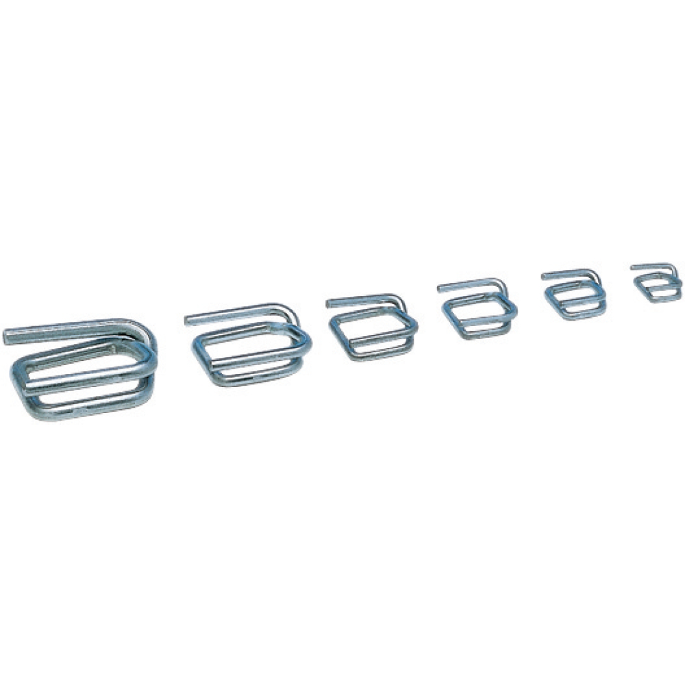 Klemmen für PE-Band 19mm, Karton a 1000 Stk.
