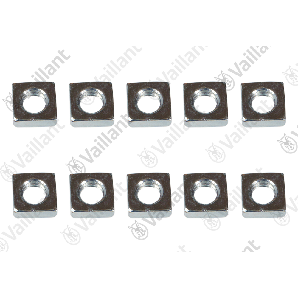 Vaillant Mutter, Vierkantmutter M6 (x10) Vaillant-Nr. 0010028407