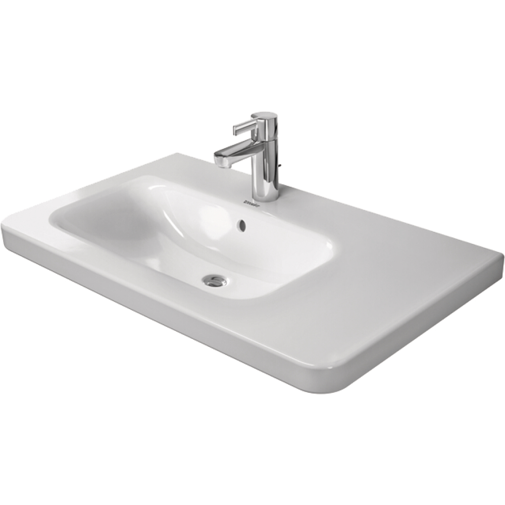 Möbelwaschtisch 80cm we asym.li.,DuraSt.,WonderG