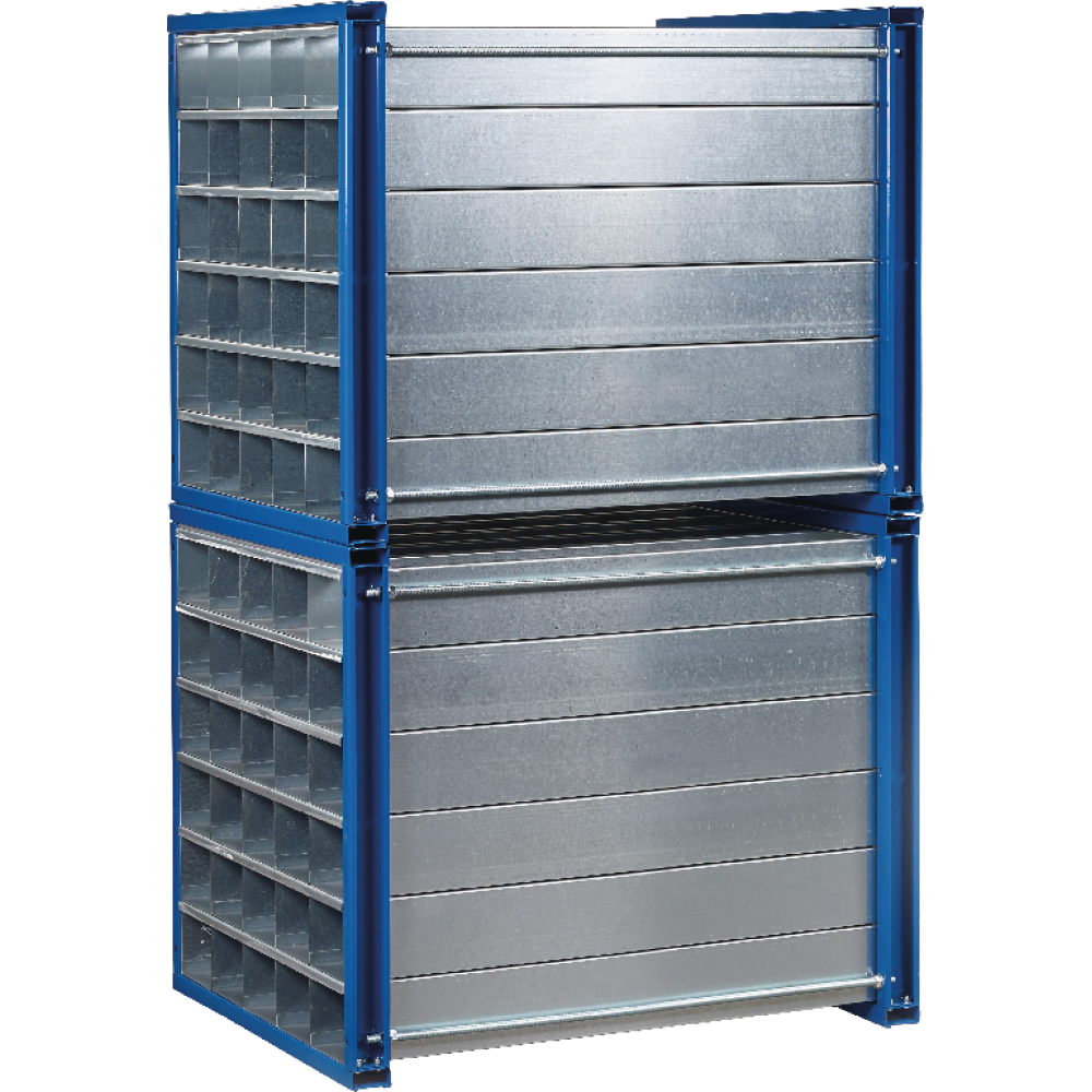 Wabenregal RWR-16/1 1000x1000x1000 16 Fächer RAL 5010