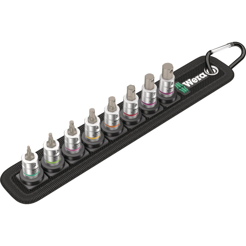 Schraubendrehereinsatz- Satz mit Haltefunktion 1/4" Innensechskant
