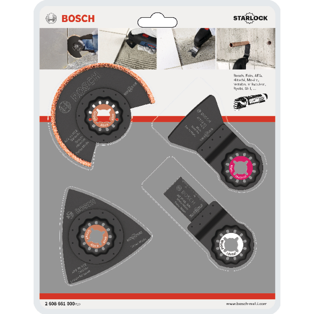 Bosch Fliesenset 4tlg.