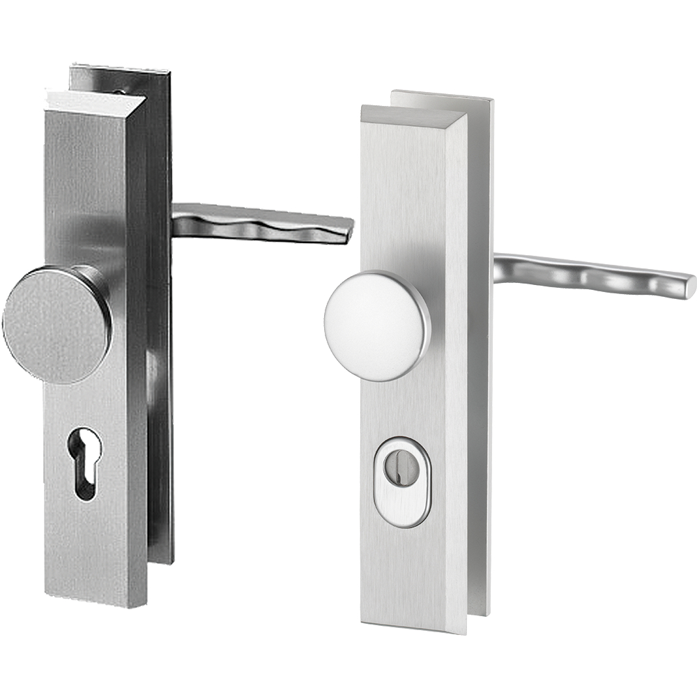 Langschild-Schutzgarnitur Alpha Knopf 307/Drücker