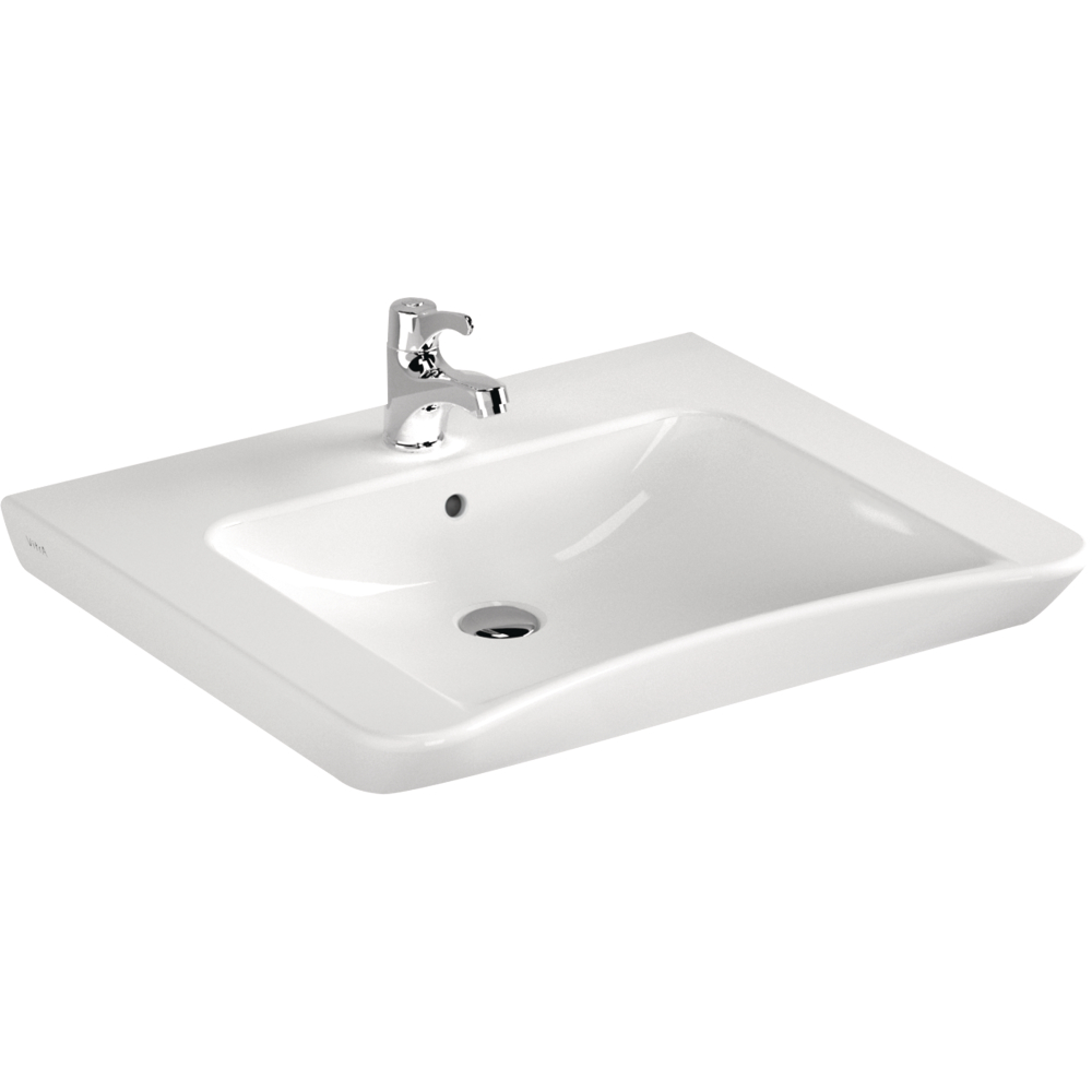 Waschtisch FORMAT Plus 650 mm mit Hahnloch