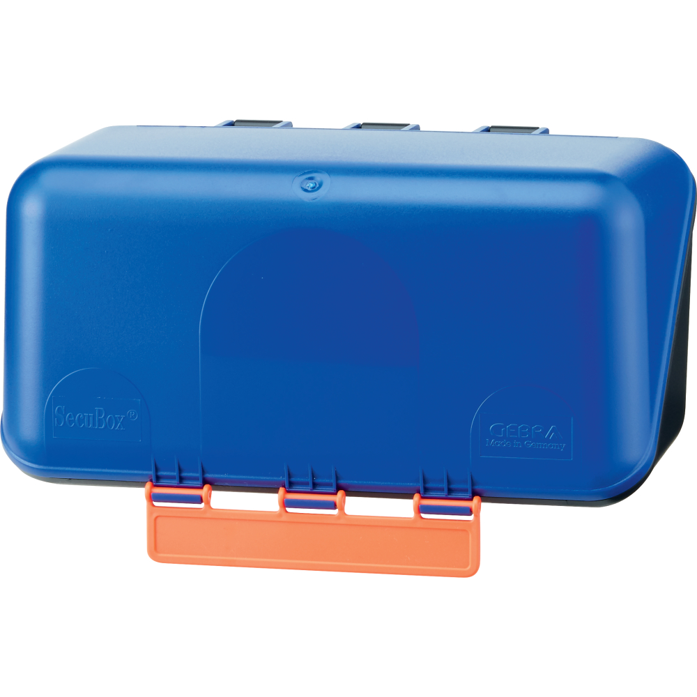 Gebra Aufbewahrungsbox SecuBox® Midi ohne Gebotszeichen blau