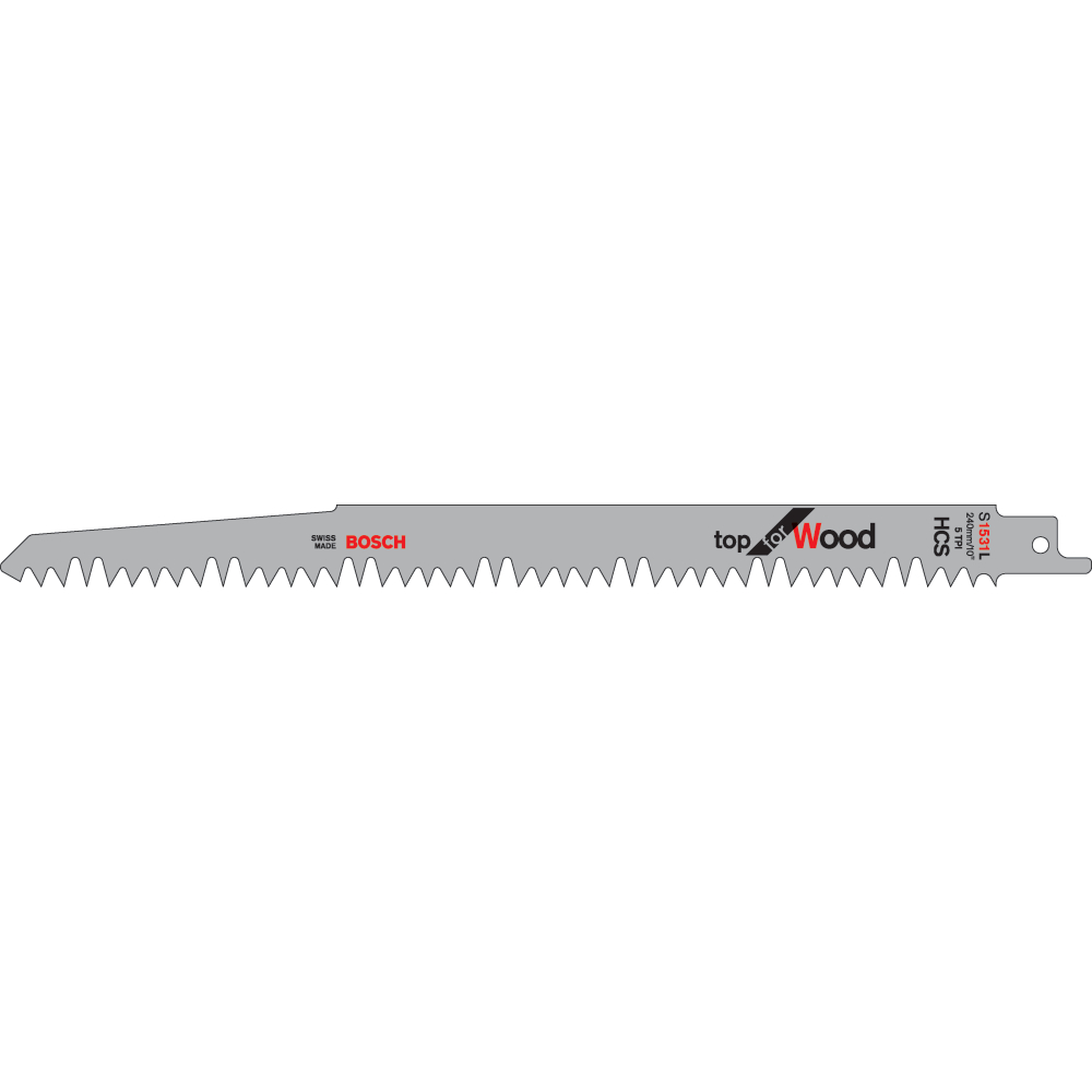Bosch Säbelsägeblatt S 1531 L Top for Wood 5er-Pack
