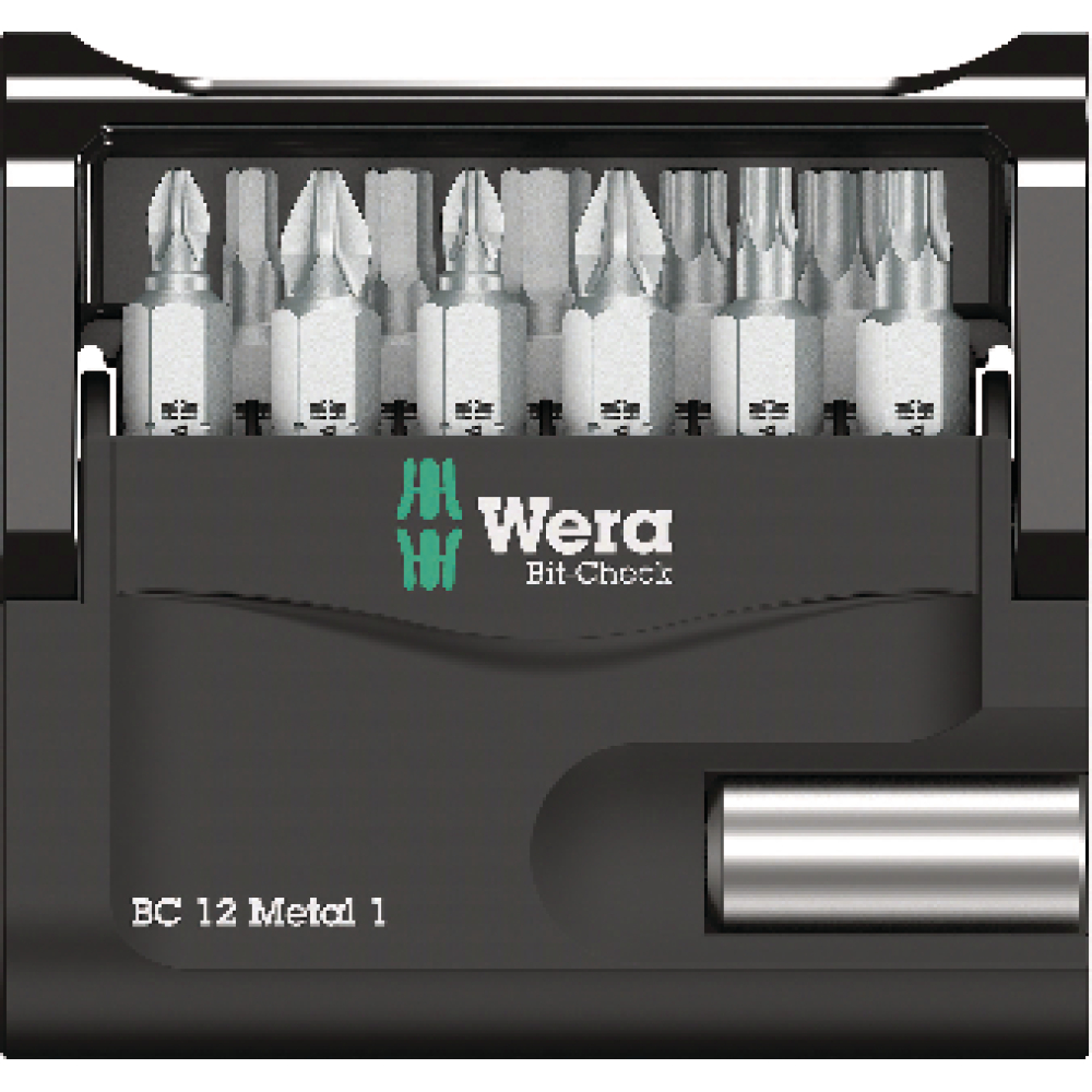 Bit-Satz Bit-Check 12 Metal 1 Wera