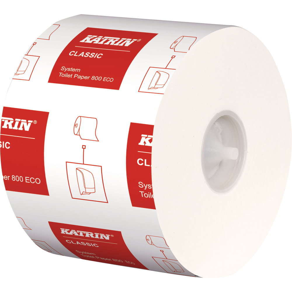 Katrin Classic Toilet ECO 2-lagig Tissue, weiß