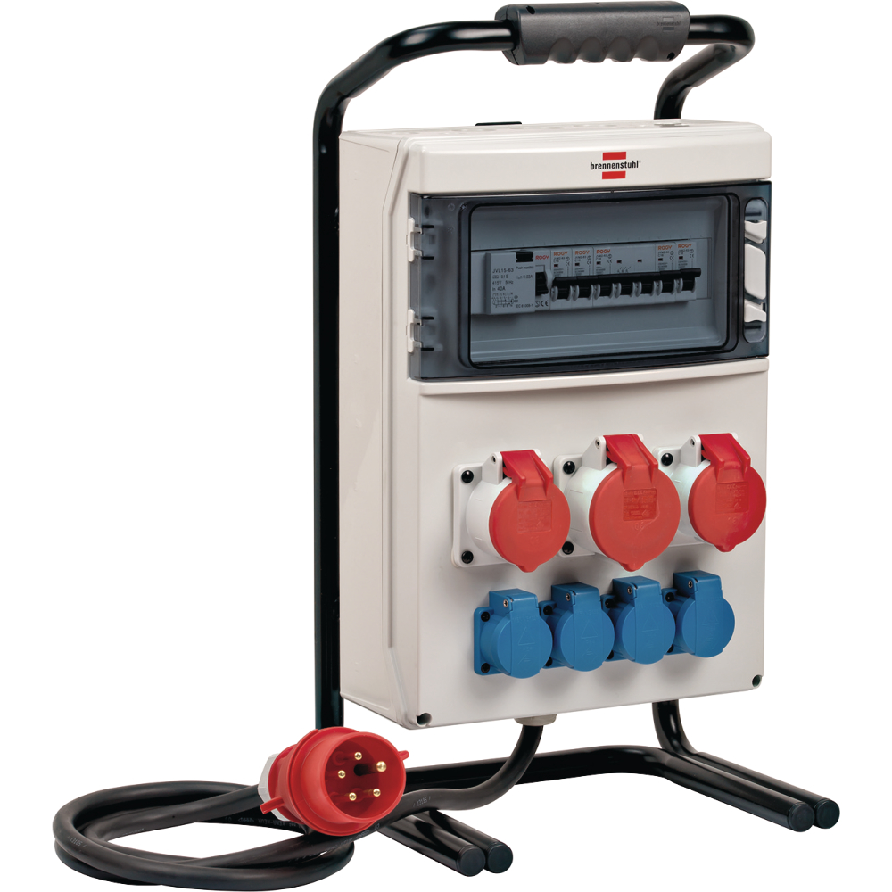 Stromverteiler 32/16A H07RN-F5G4 2m BSV 4 IP44 Brennenstuhl