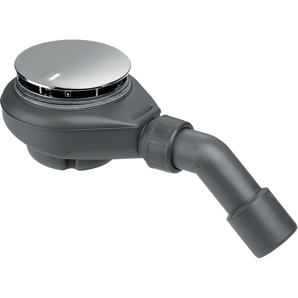 Viega Ablaufgarnitur Tempoplex 6966 Ø115x40/50mm, Kunststoff, Haube verchr.