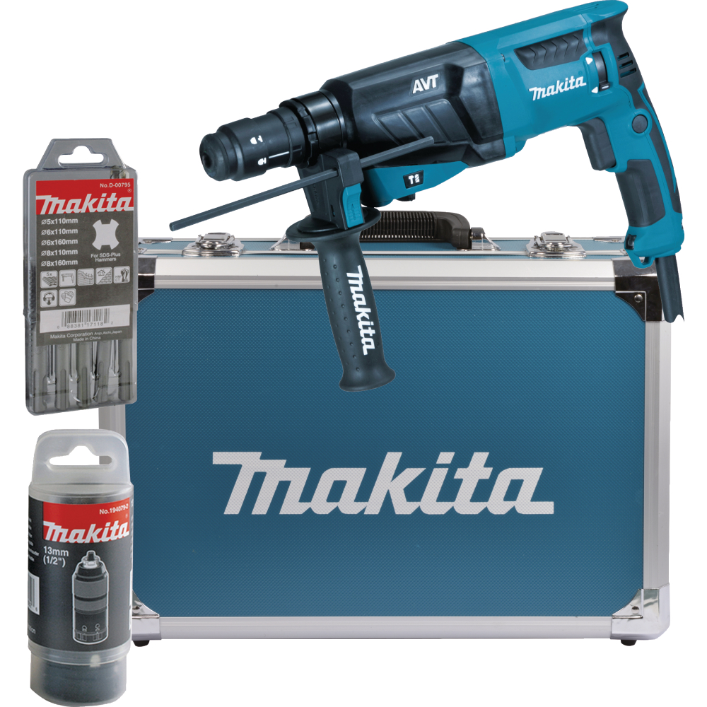 Makita Kombihammer HR2631FT13 Set 800W 2,4J
