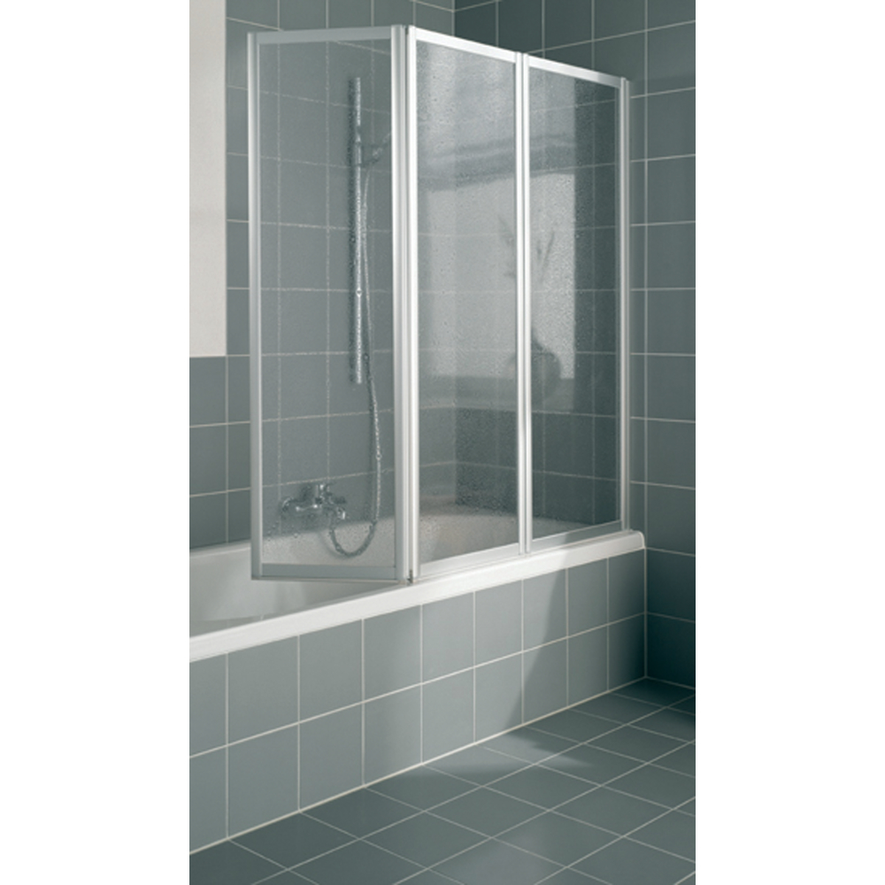 Badewannenfaltwand FORMAT Basic 3-tlg. auf Badewa.