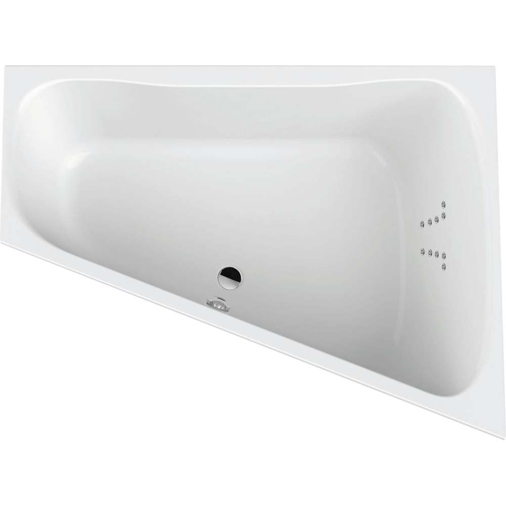 FORMAT Design Trapez-Poolwanne 175/135x65, Vital, Rückend. re, we, re