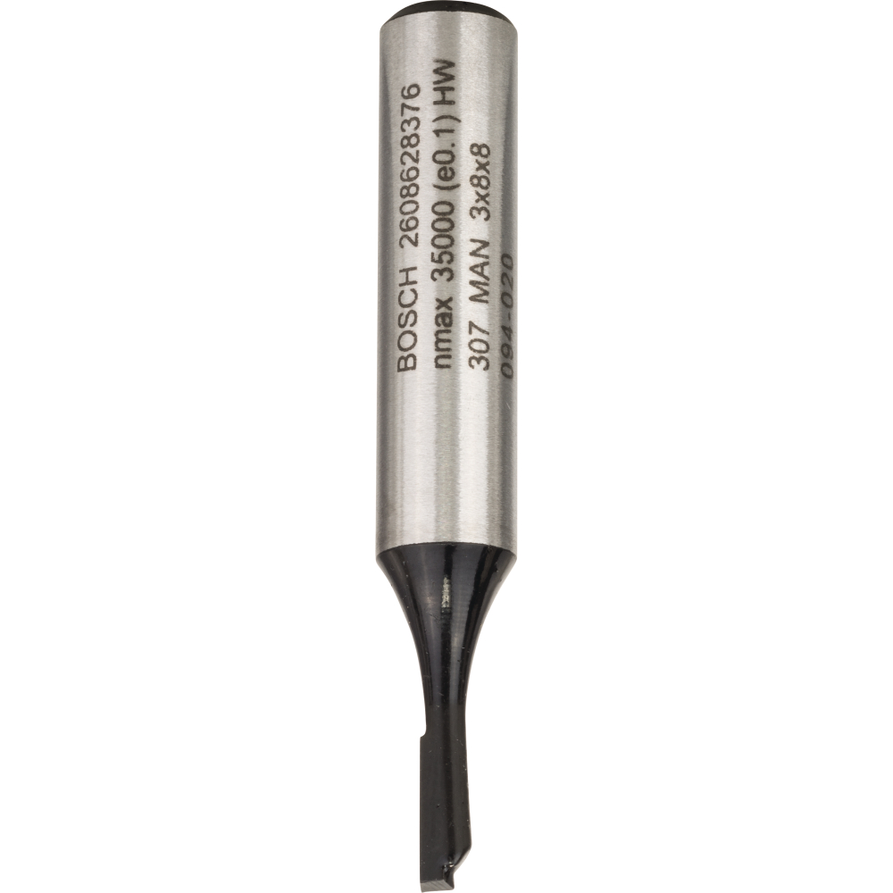 Bosch Nutfräser PRO einschneidig, Ø 5 × L 12,7, Schaft 8 mm