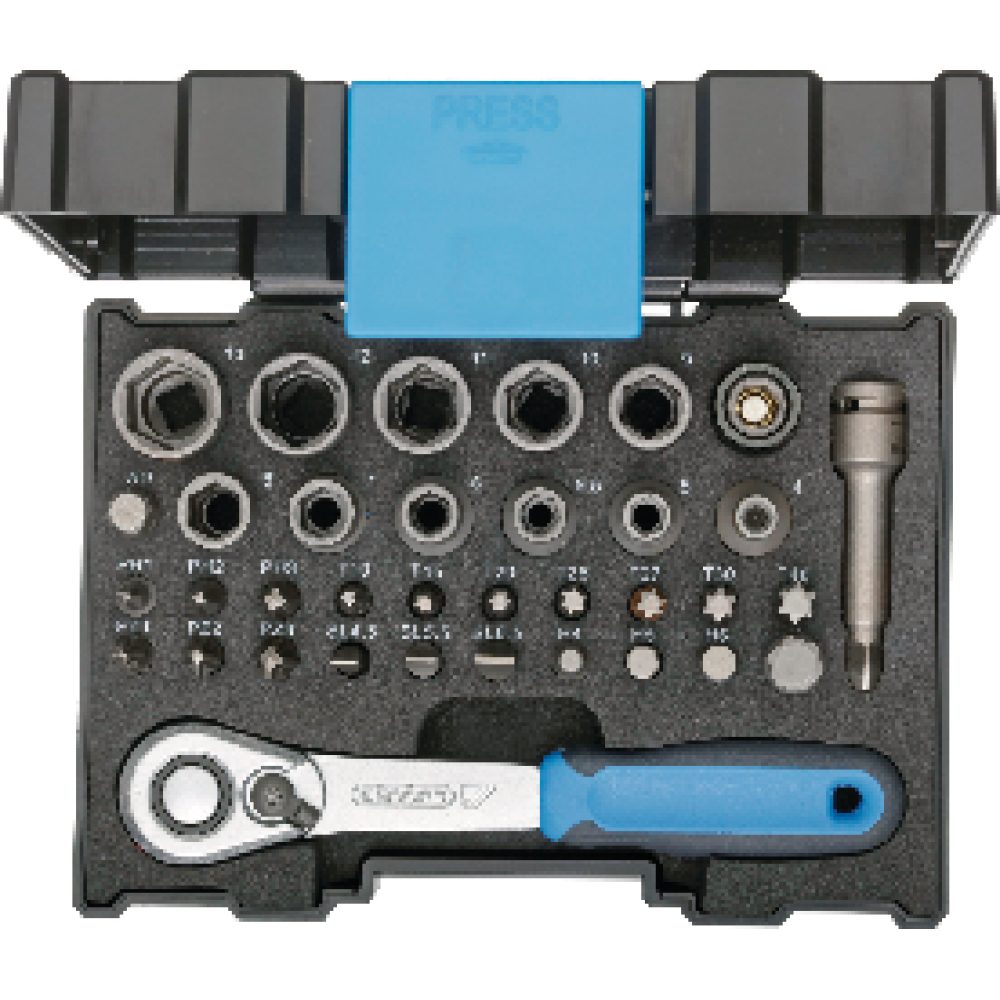 Steckschlüssel-Satz 1/4" 666-U-20 35-teilig GEDORE