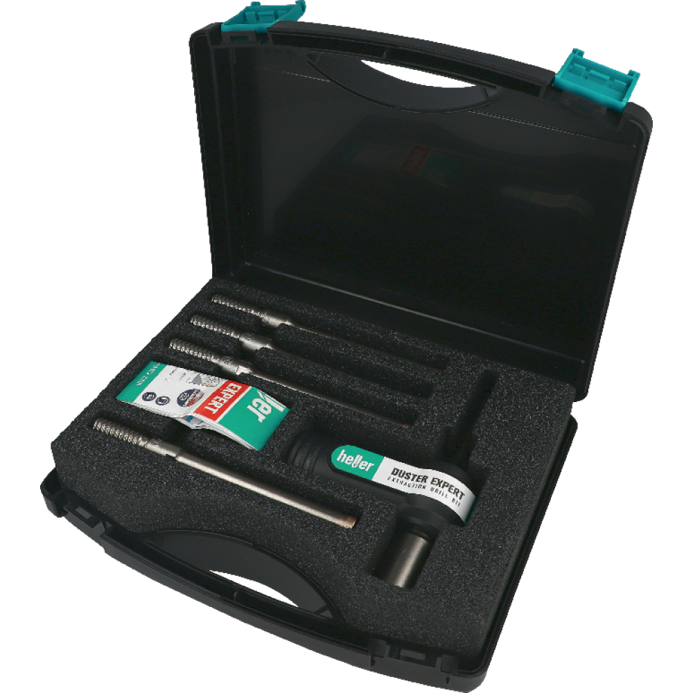 Absaugbohrer-Set Duster Expert XC Ø 4/6/8/14 mm L=100/220mm inkl. Adapter