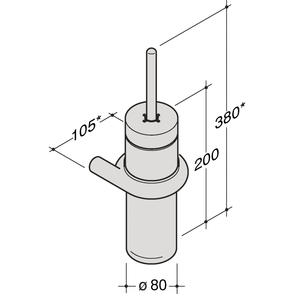 PfT WC-Bürstengarnitur Typ 486