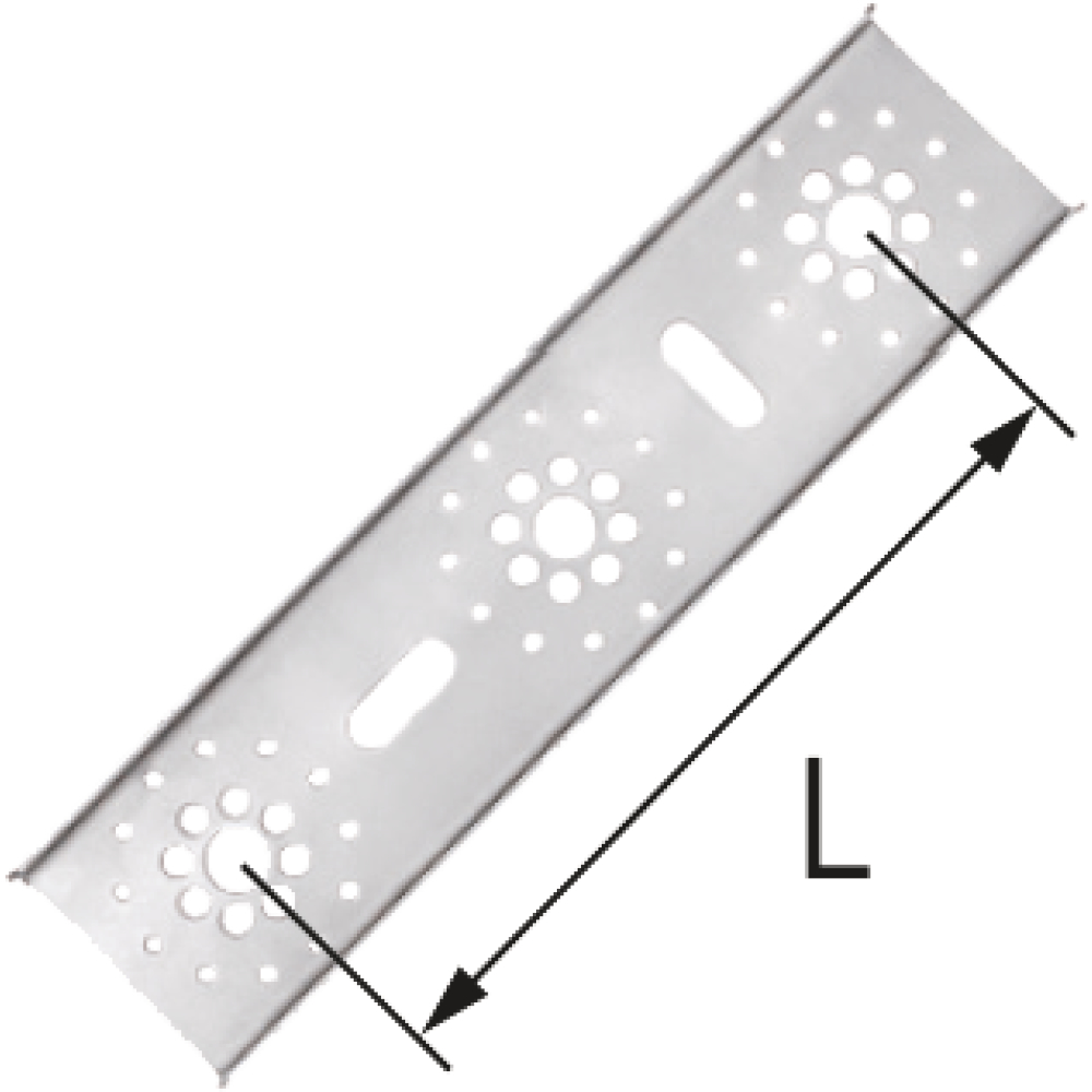 KAN-therm Montageplatte für 2 Wandscheiben L:80, 150mm