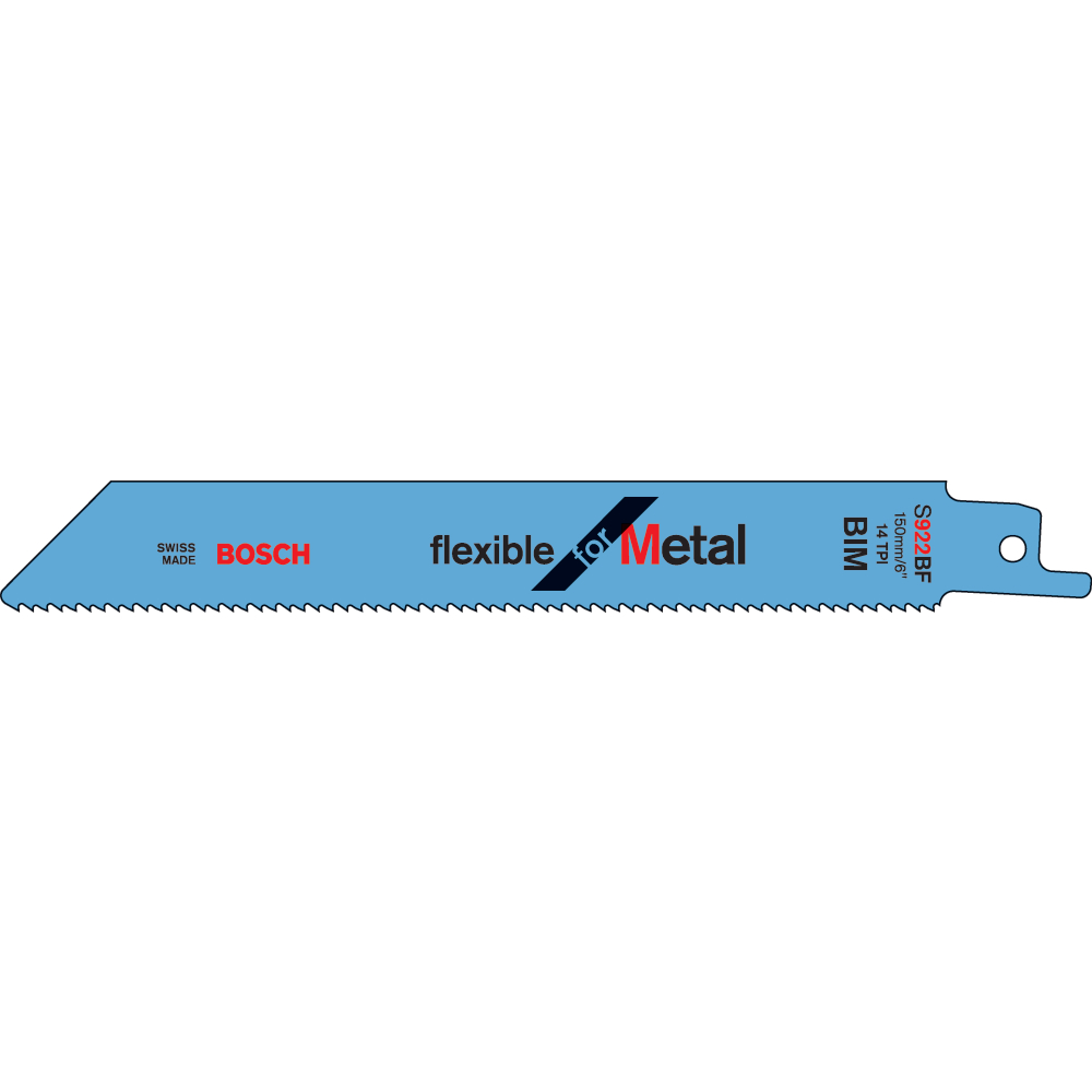 Bosch Säbelsägeblatt S 922 BF Flexible for Metal 5er-Pack