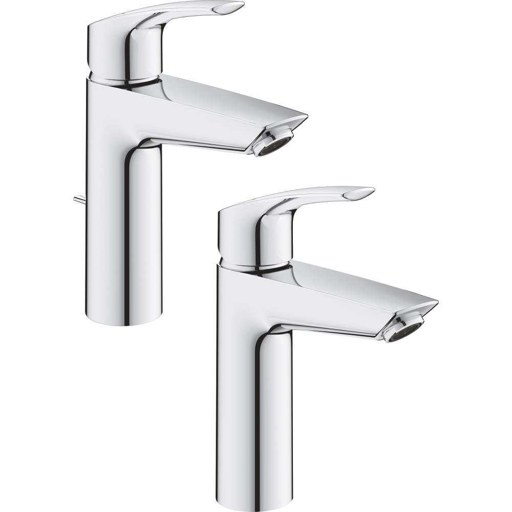 Waschtischarmatur Eurosmart 23322_3 M-Size Zugstangen-Ablaufgarnitur chrom