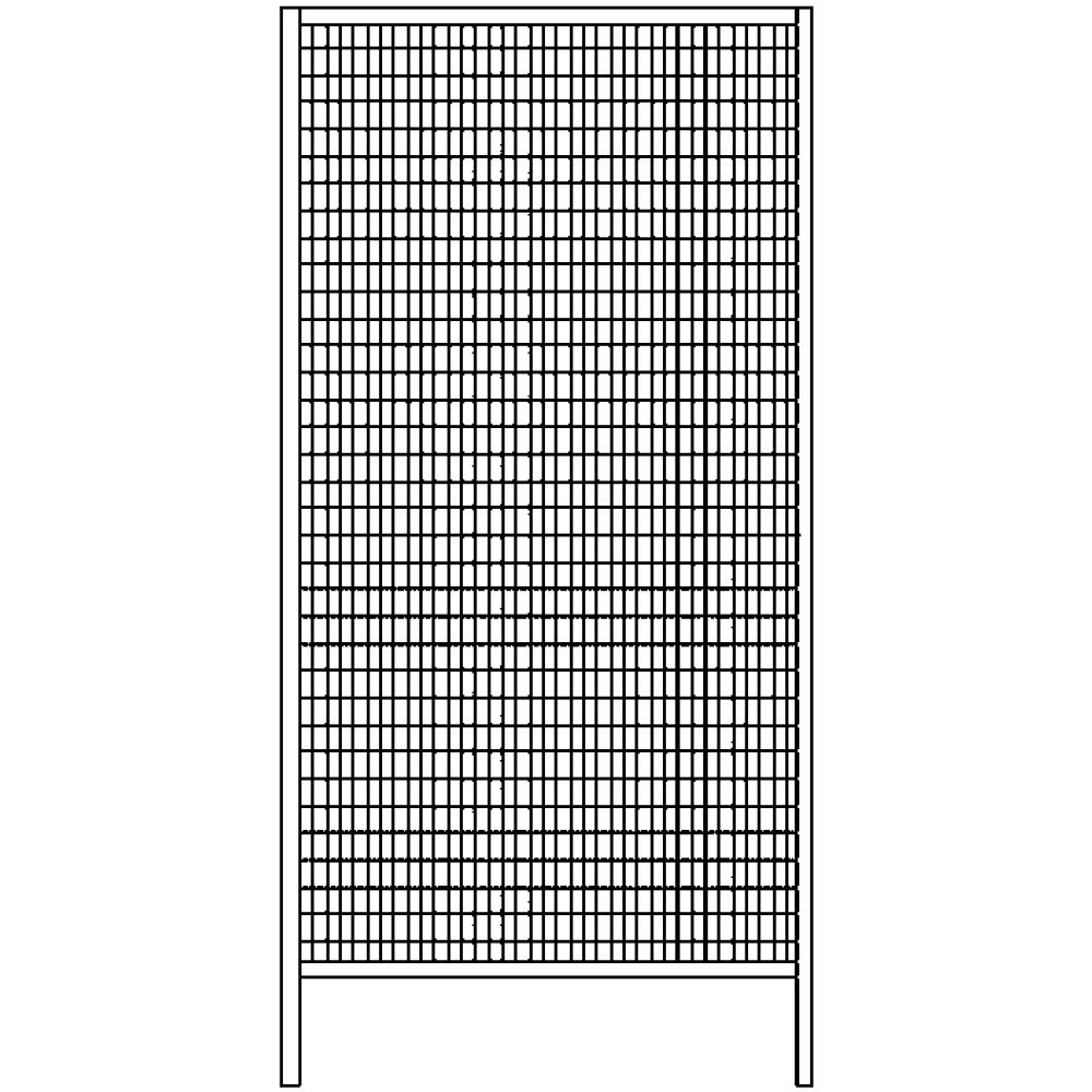 Wandelement 480x2000 mm RAL 1018