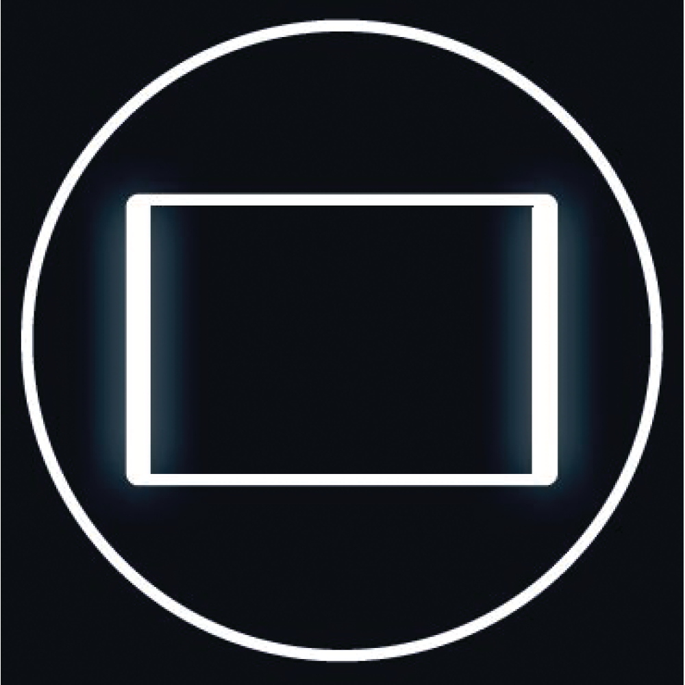 FORMAT Pro LED-Beleuchtung für Spiegelbreite 60-85cm, indirekt