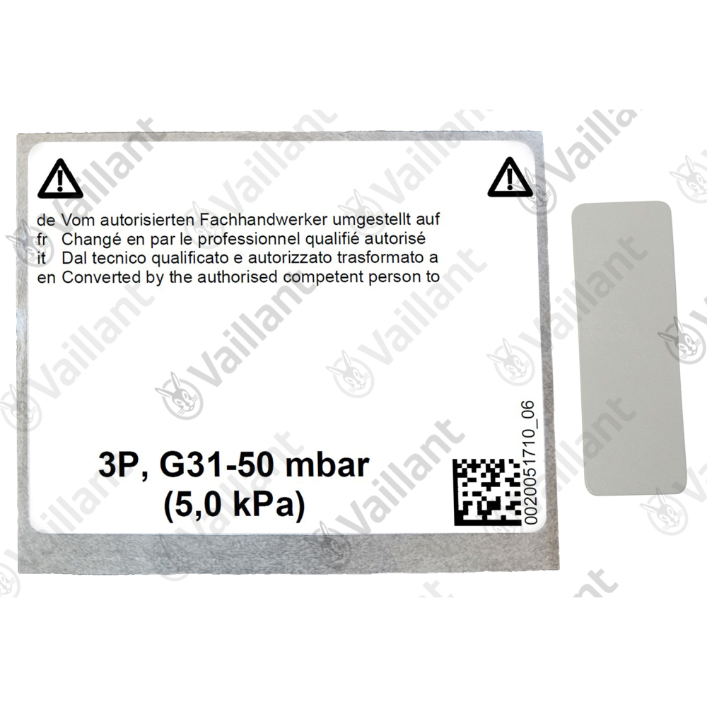 Vaillant Umstellsatz, H-P (DE/AT) Vaillant-Nr. 0020253189