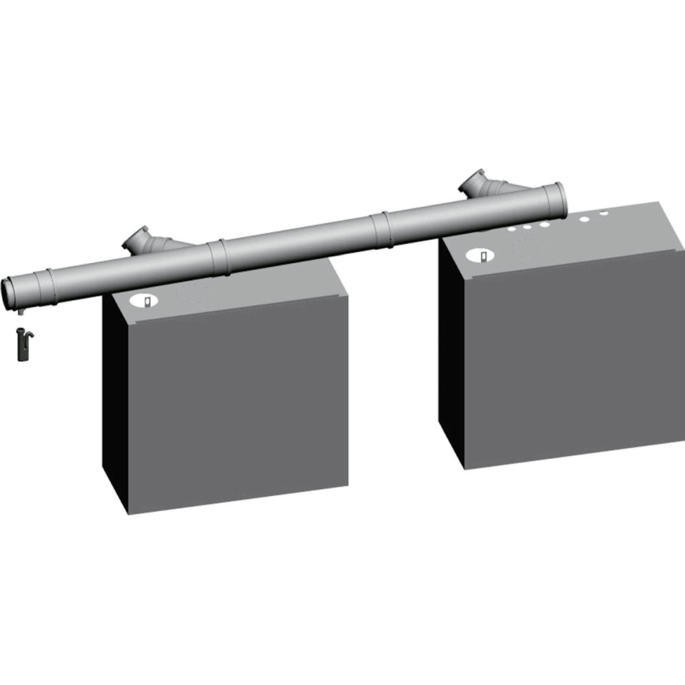 Wolf Grundbausatz DN160/200 - Reihe raumluftabhängig, für MGK-2 130-250