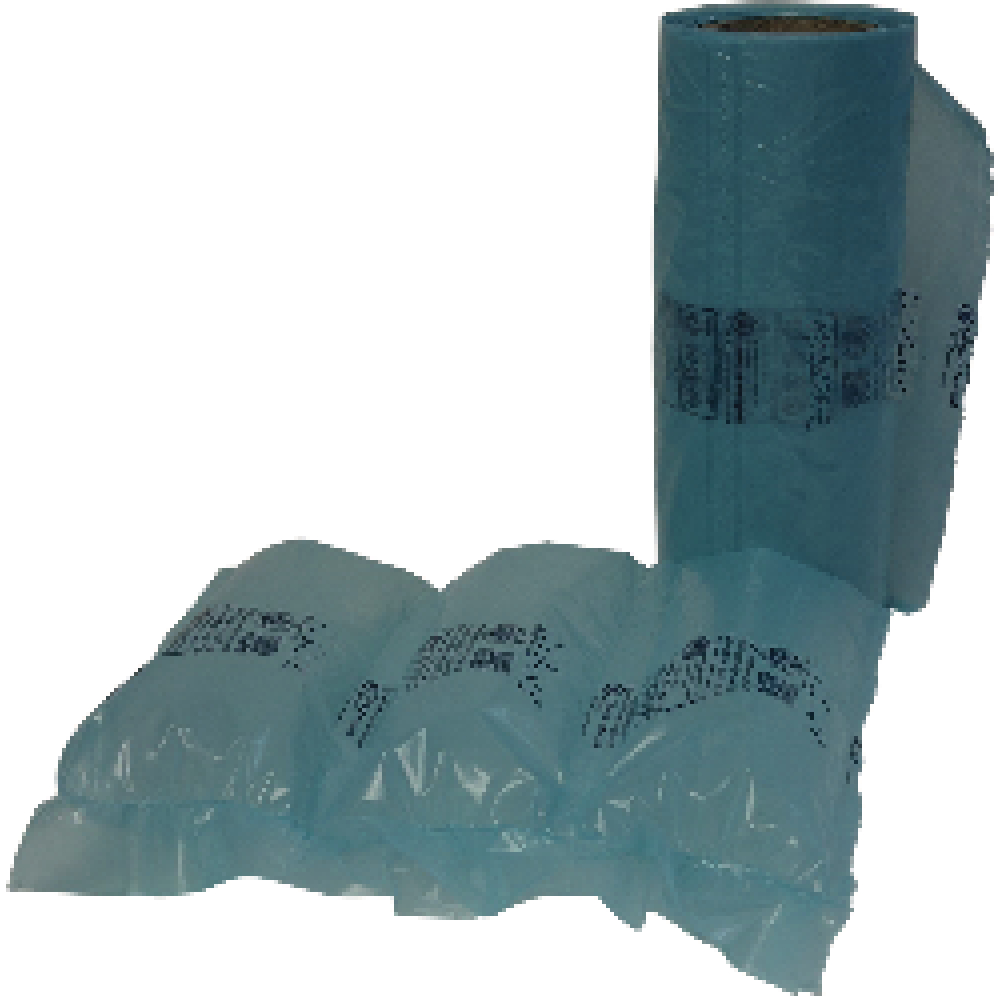 Luftpolsterkissen 210x100mm, 2 Rl. a 275 m m. blauem Engel Aufdruck