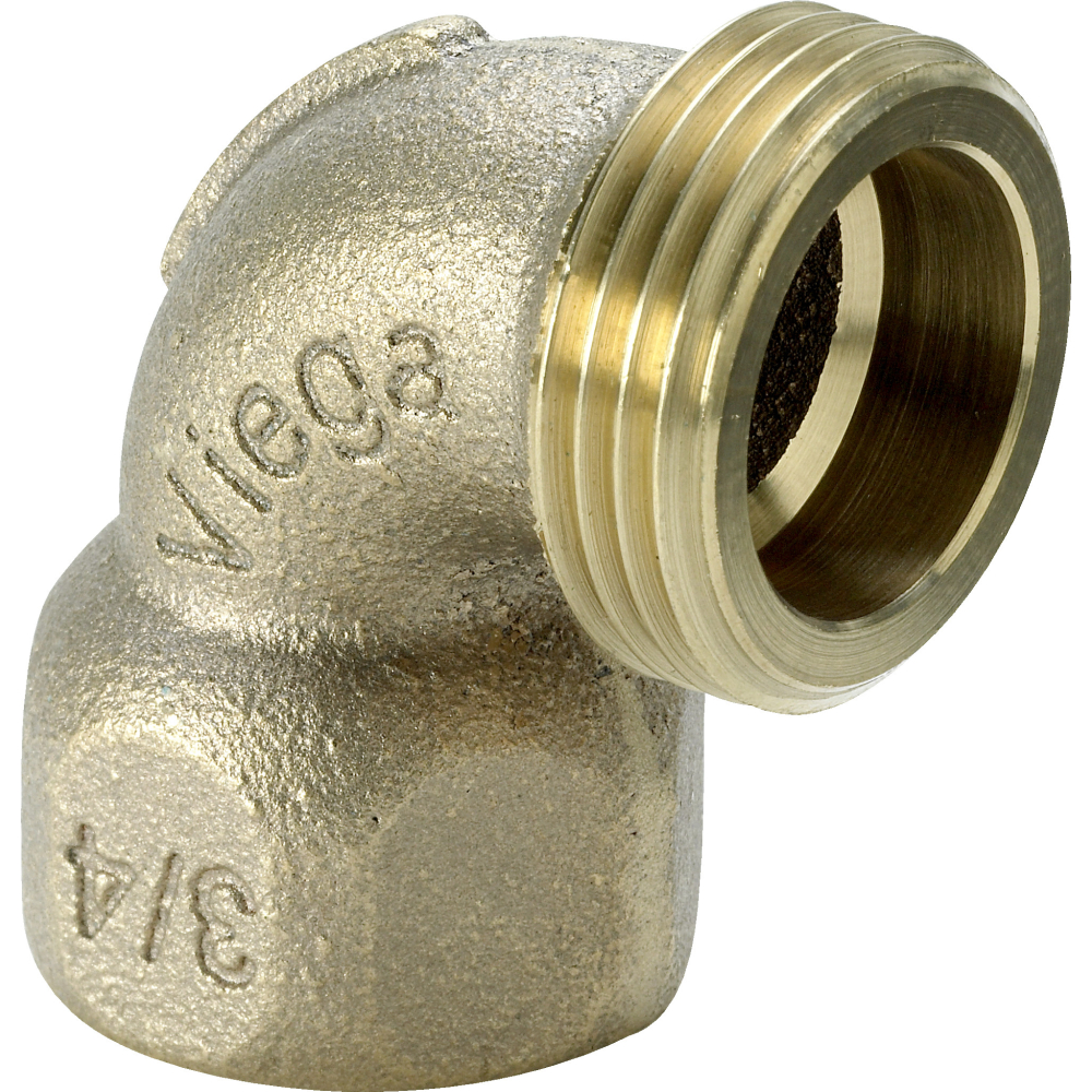 Viega Winkel 2255-713 in G1 1/4 x Rp1 Rotguss