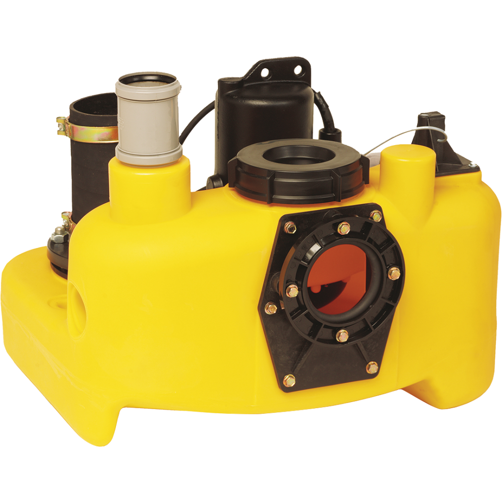 Jung Fäkalienhebeanlage compli 400 400 V, mit Rückschlagklappe R 80