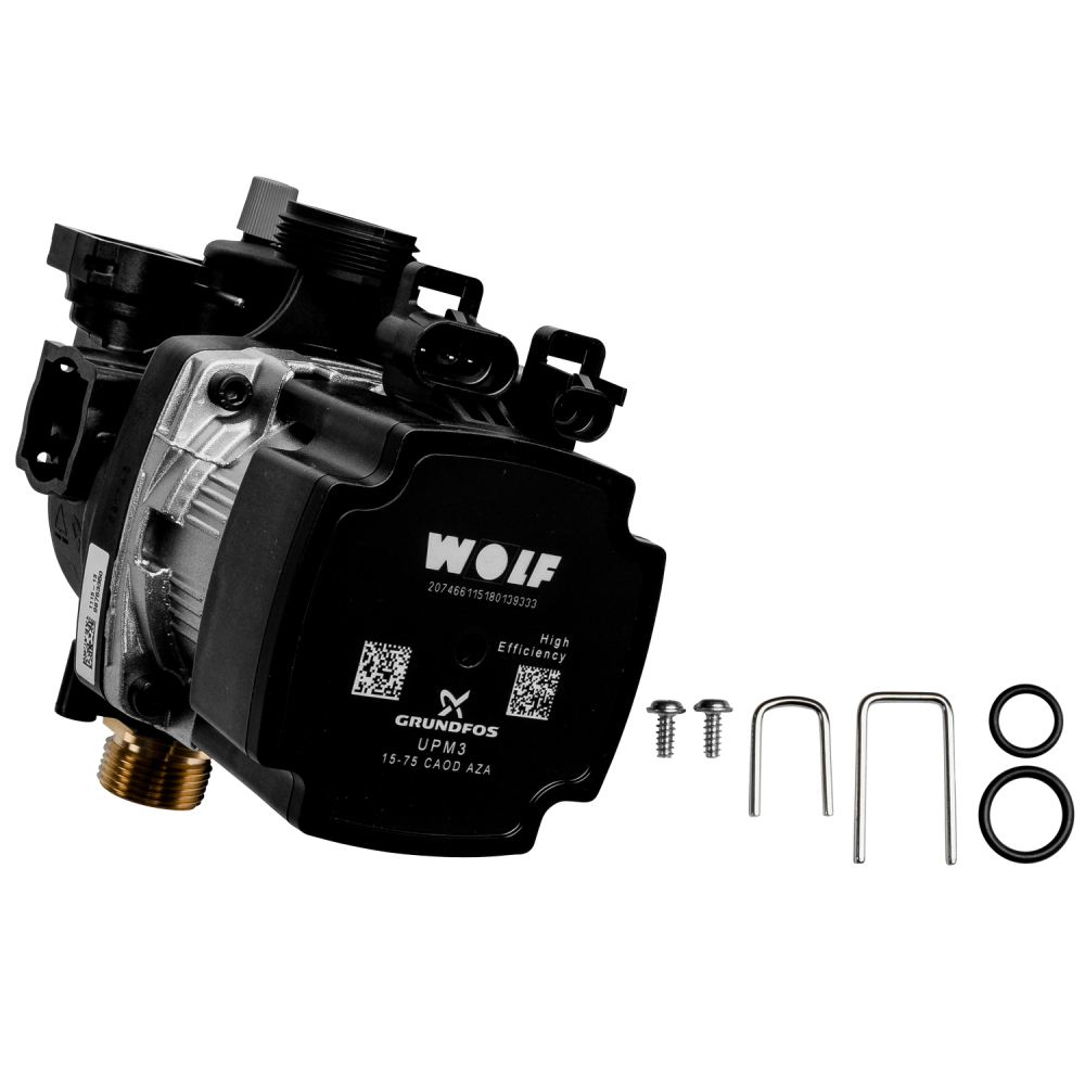 Wolf Heizkreispumpe Grundfos UPM3 15-75 für CAOD