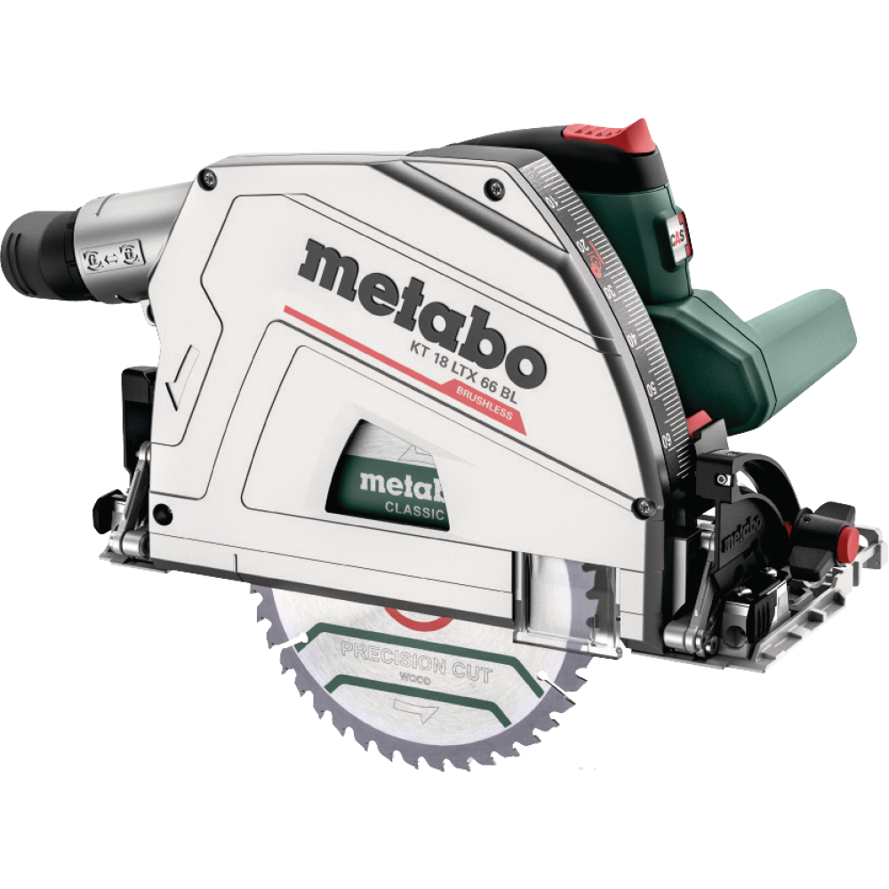 Metabo Akku-Tauchkreissäge 18V P+M Set KT 18 LTX 66 BL + Führungsschiene FS 160