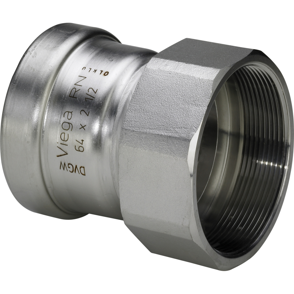 Viega Sanpress Inox XL Übergangsstück 2312XL d 64,0 mm x IG 2\ Edelstahl"