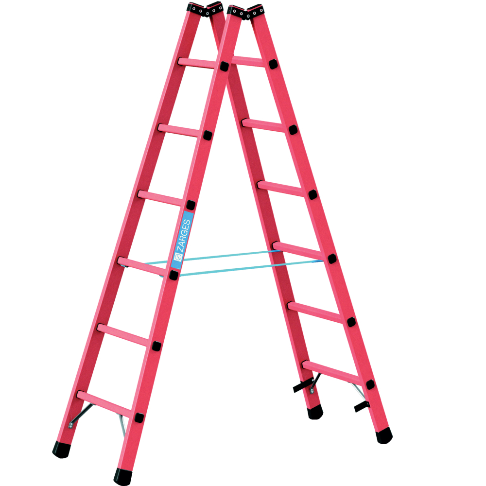 Kst-Sprossen-Stehleiter 2x8 Sprossen