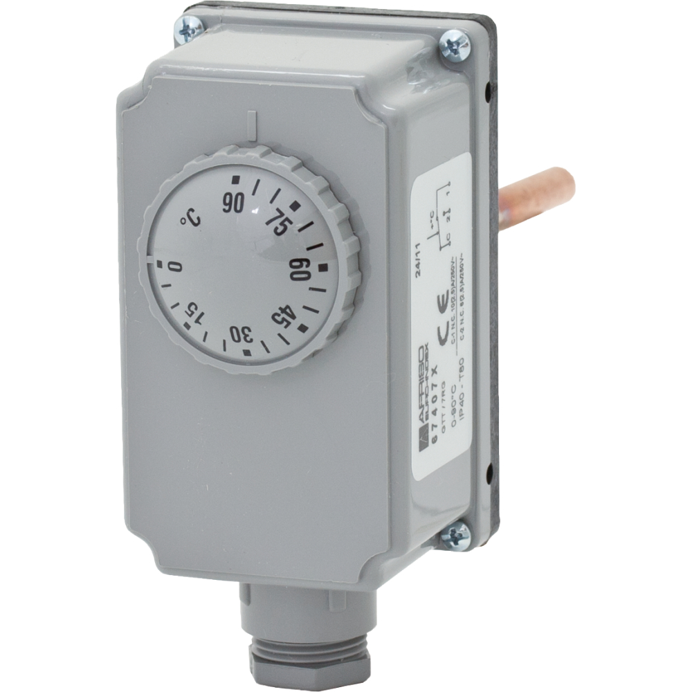 Tauchthermostat ein- stellb. TIA122 200mm