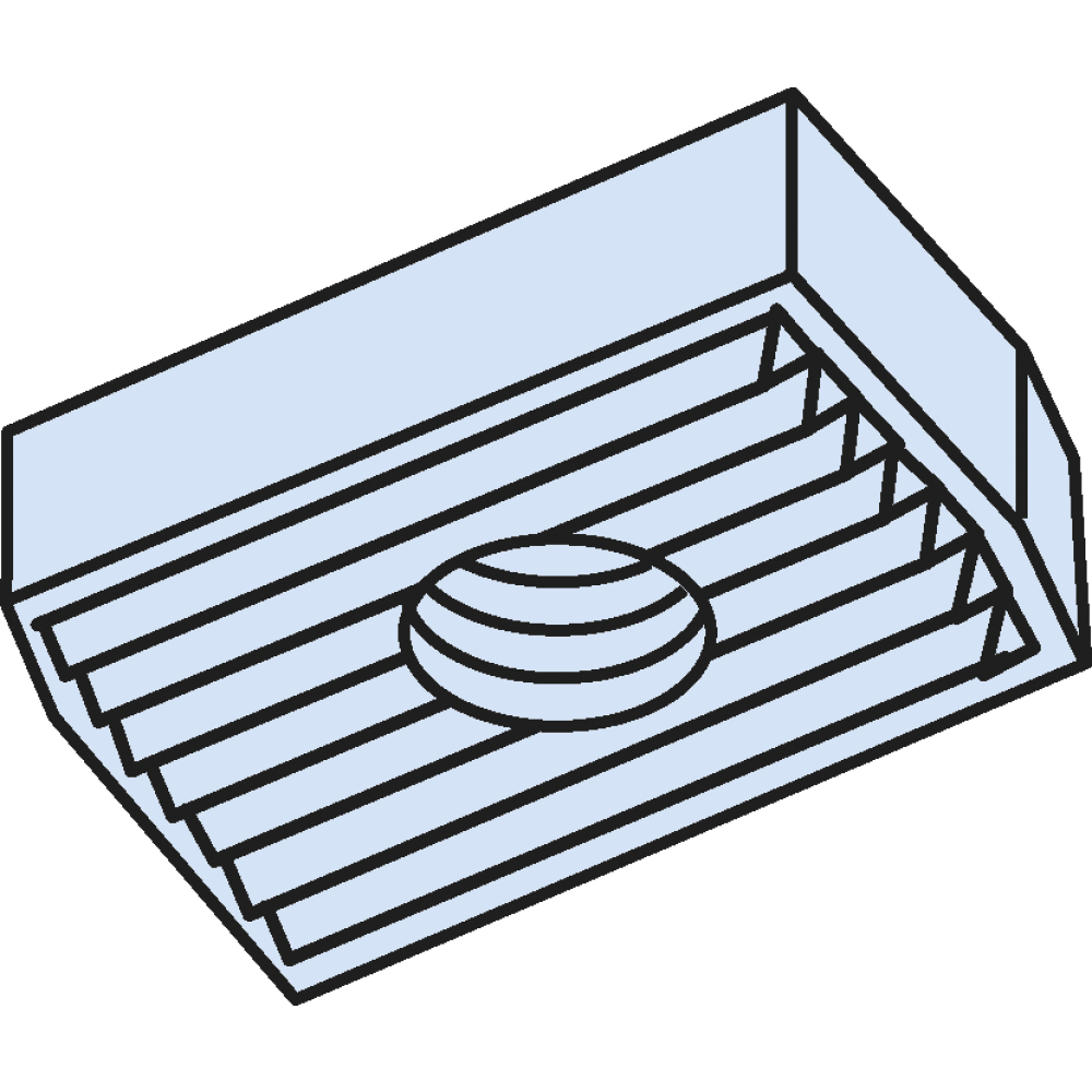 Halfen GWP 41/22 M8-GV gezahnt 3000021400