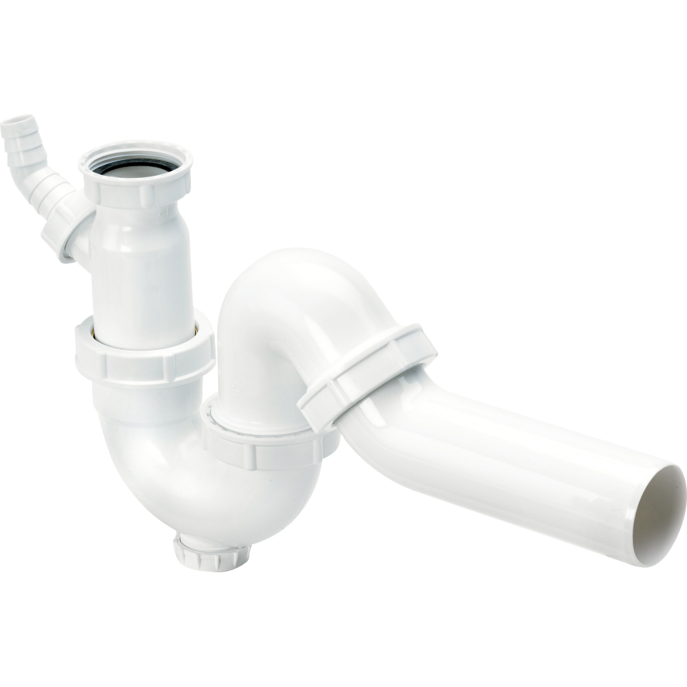 Viega Röhrengeruchverschluss 7981.3 in G1 1/2 x 50mm Kunststoff weiss
