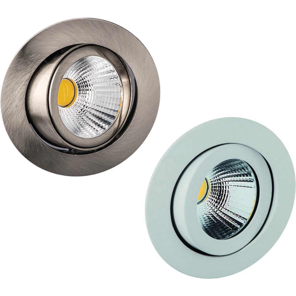 LED-Einbaustrahler TALU 8 W rund