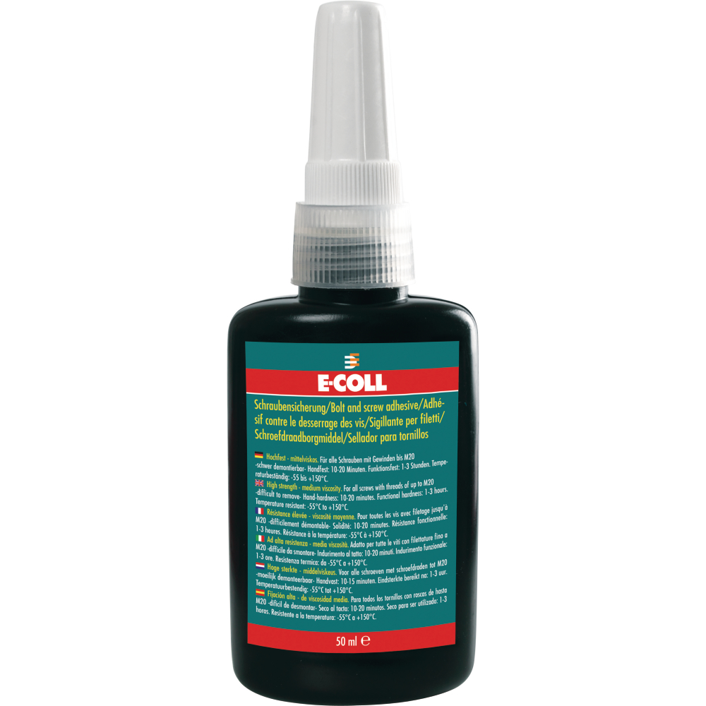 E-COLL Schraubensicherung 50g hochfest-mittelviskos