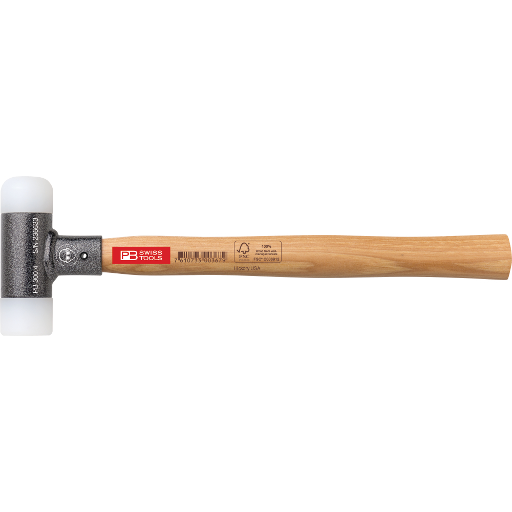 PB Swiss Tools Schonhammer mit Holzstiel rückschlagfrei 50mm