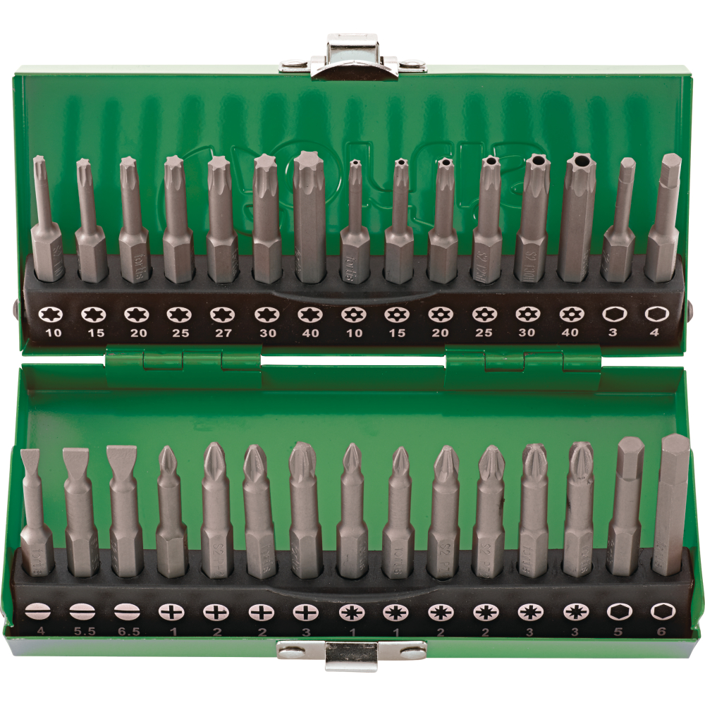 FORTIS Bit-Sortiment 30-teilig mit Bits 50mm