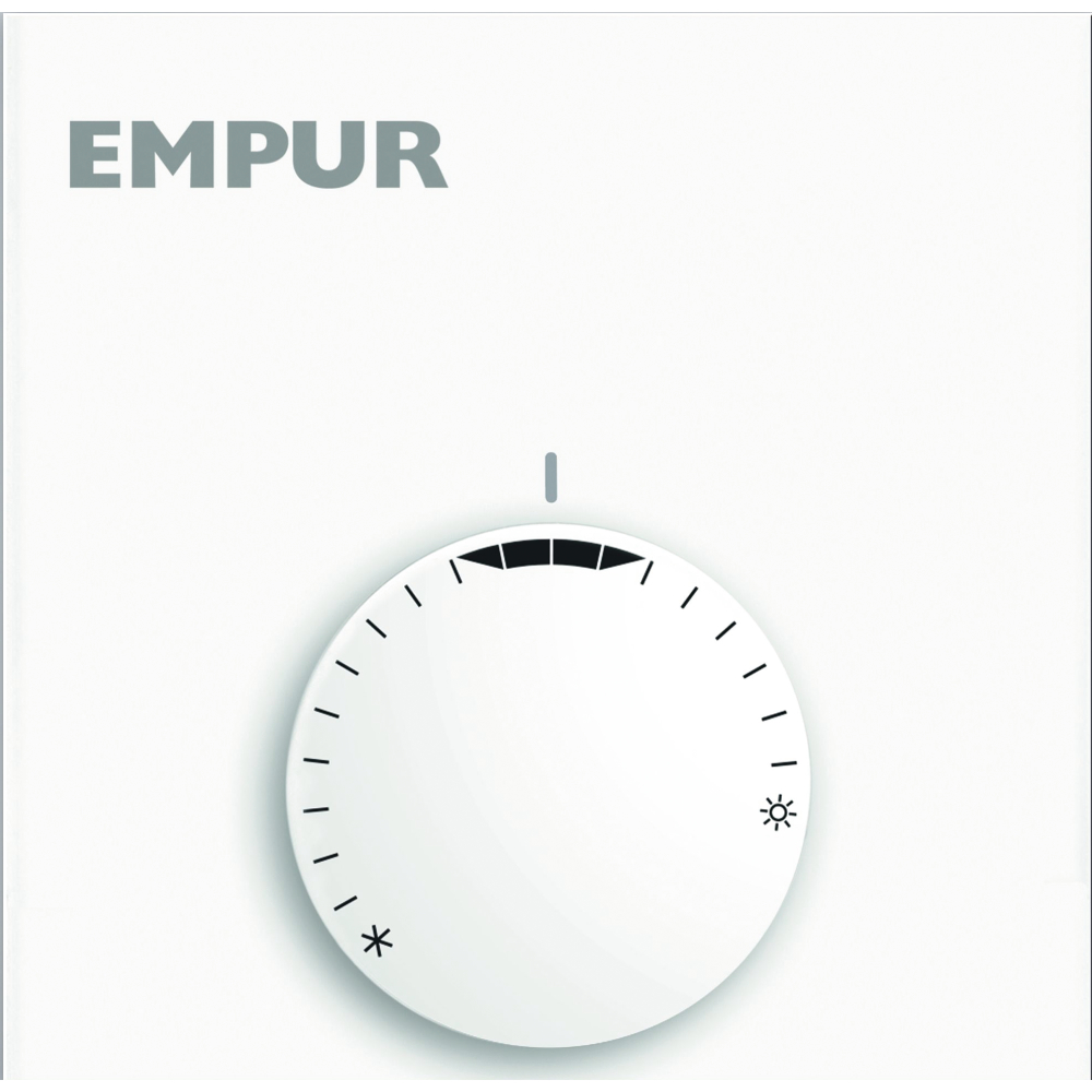 Empur Raumthermostat 230V Analog neu