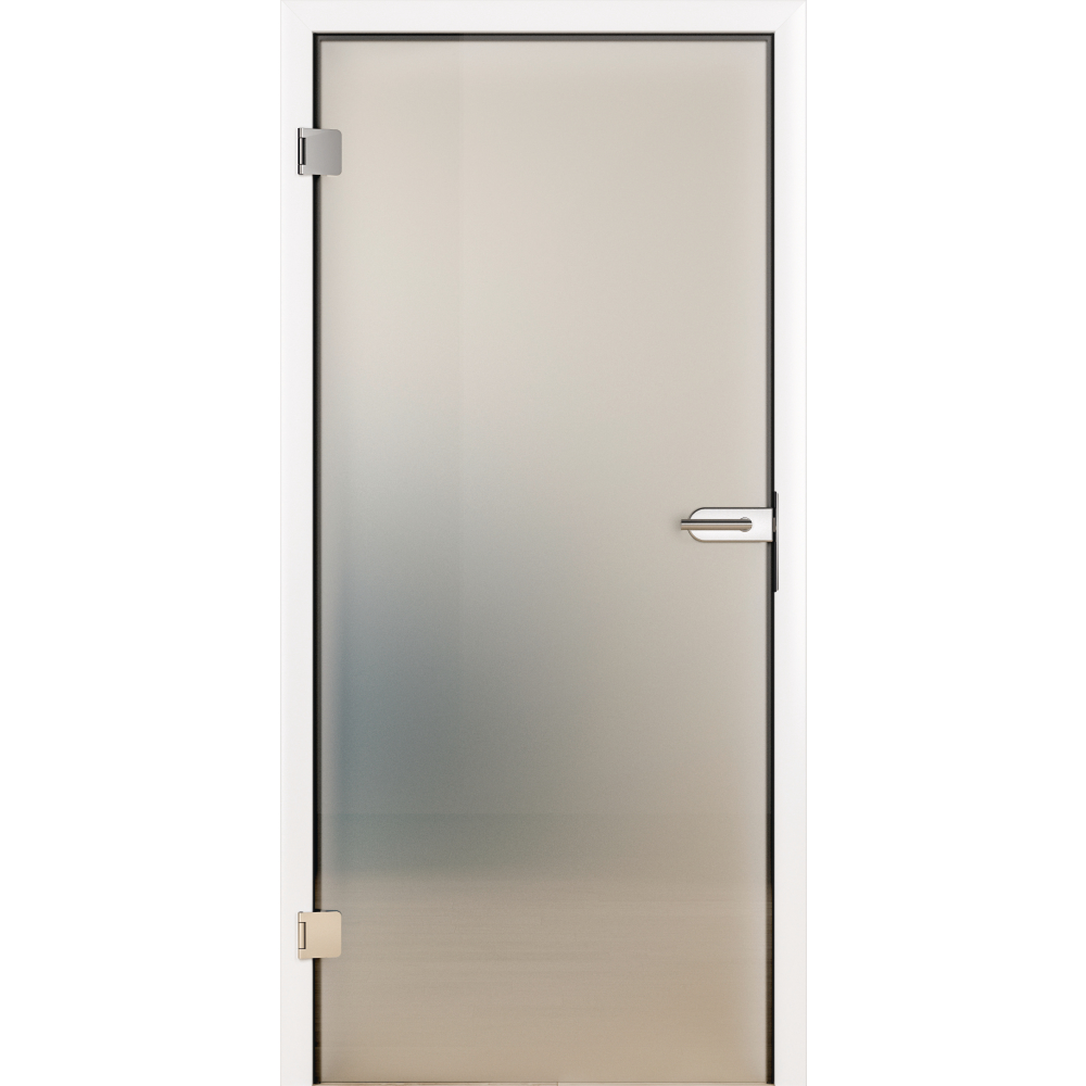 Ganzglastür ESG-Clear GF024 satiniertes Glas