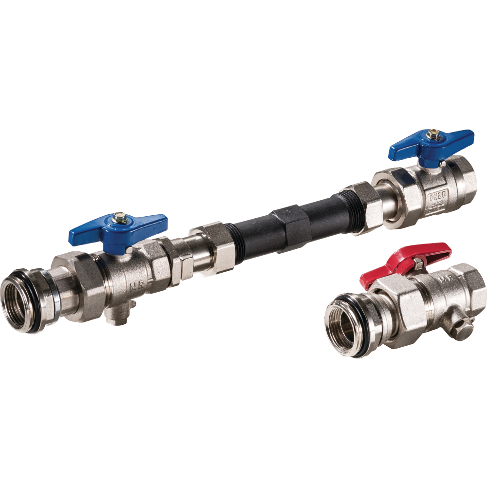 WMZ-Anschluss-Set DG 1/2" für WMZ L=110mm