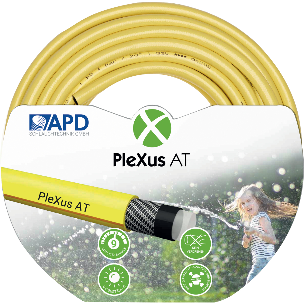 Wasserschlauch Plexus AT gelb, 1", 50m APD