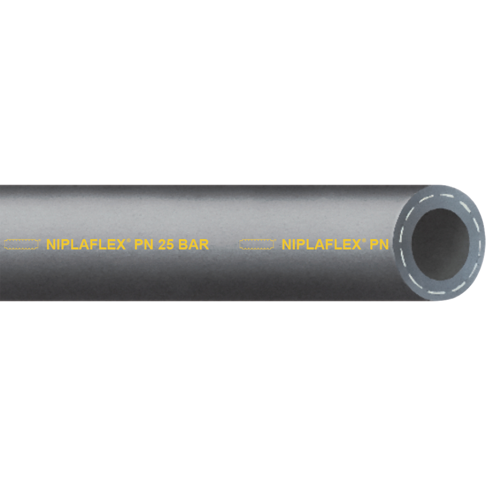 Universalschlauch Niplaflex, NBR/PU/PVC, schwarz, 6X3,0mm 100m
