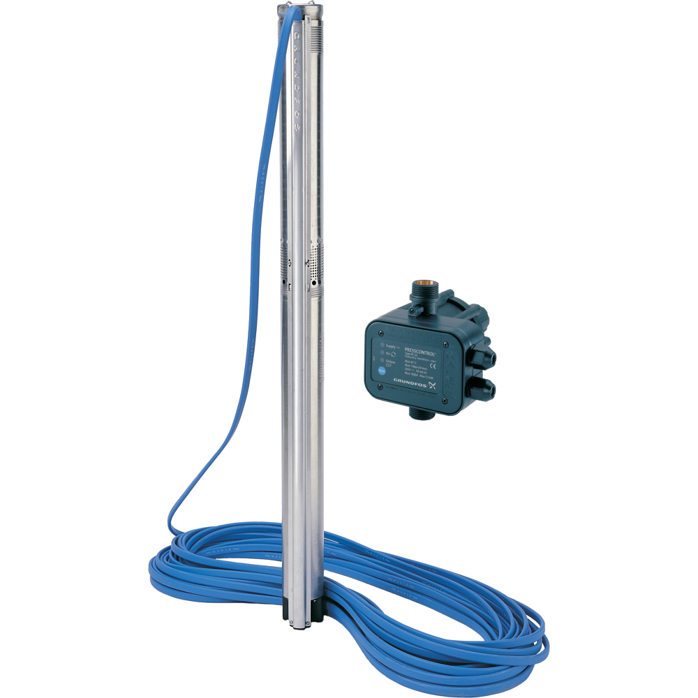 Grundfos Unterwasserpumpe SQ 3-40 Beregnungspaket mit PC 15